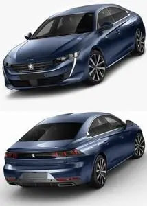 Peugeot 508 Allure 2019 3D Model