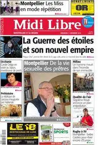 Midi Libre du Dimanche 11 Décembre 2016