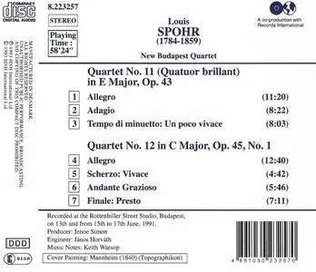 Spohr - Complete String Quartets (17CD) (1989-2014)