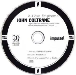 John Coltrane - A Love Supreme (1965) Remastered Reissue 1995