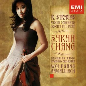 Sarah Chang, Wolfgang Sawallisch, Bavarian Radio Symphony Orchestra - R. Strauss: Violin Concerto, Sonata in E flat (2000)