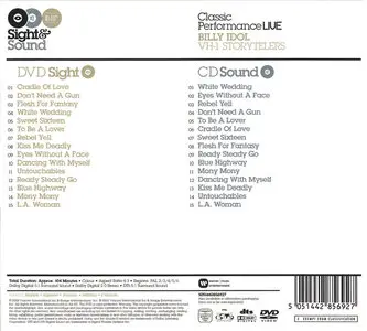 Billy Idol - Sight & Sound: Classic Performance LIVE: VH-1 Storytellers (2002) RE-UPLOAD