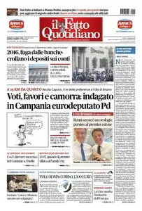 Il Fatto Quotidiano - 14 Gennaio 2016