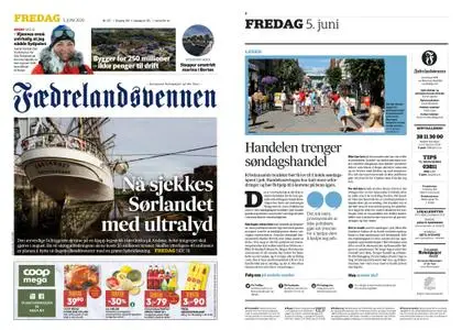 Fædrelandsvennen – 05. juni 2020
