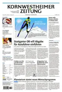 Kornwestheimer Zeitung - 27. Dezember 2018