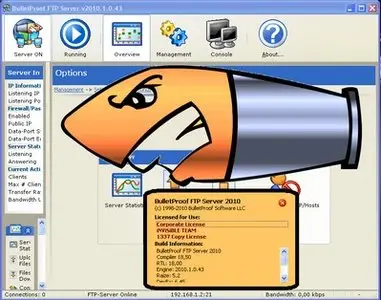 BulletProof FTP Server v2010 1.0.43