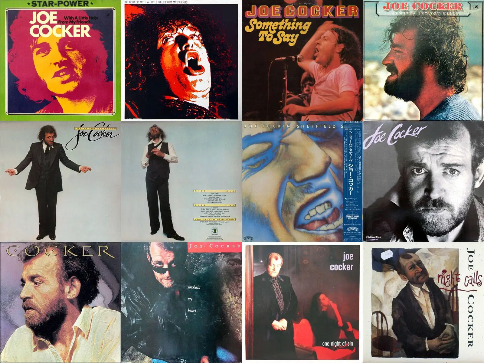 Joe Cocker: Collection (1969 - 1991) Vinyl Rip 16/44 & mp3-320 Re-up.