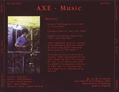 Axe - Music (1969) [1994, Kissing Spell, KSCD911] Re-up