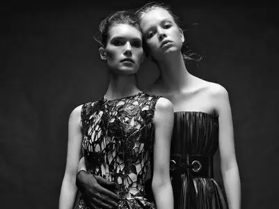 Dani Witt & Katherine Mackel by Amy Troost for Vоgue Russia December 2014