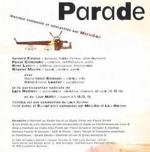 Miriodor - Parade + Live At Nearfest (2005)