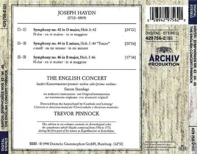 Trevor Pinnock, The English Concert - Joseph Haydn: The "Sturm & Drang" Symphonies, Vol. 5 "Trauer" (1990)