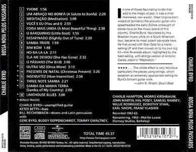 Charlie Byrd - Bossa Nova Pelos Passaros (1992)