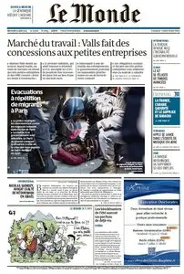 Le Monde du Mercredi 10 Juin 2015