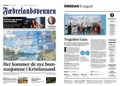 Fædrelandsvennen – 08. august 2018