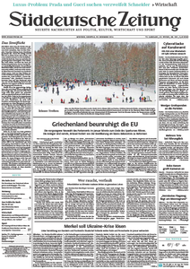 Süddeutsche Zeitung vom Dienstag, 30. Dezember 2014