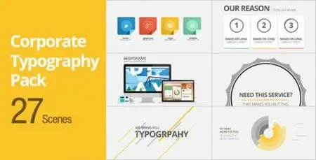 Corporate Typography Pack - After Effects Project (Videohive)