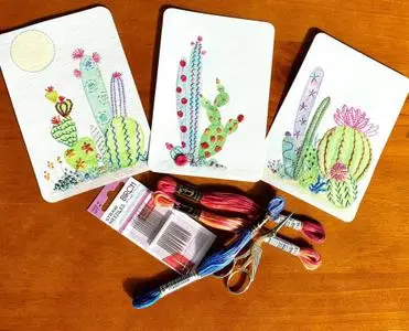 Embroidery and Watercolour on Paper:  A Beginner's Guide to Painting & Embroidery
