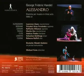 Michael Form, Deutsche Handel-Solisten - George Frideric Handel: Alessandro (2012)