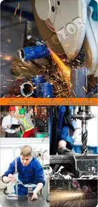 Industrial working factory photo