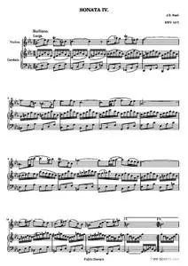 Sonata for Violin and Clavier No.4