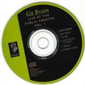 Gil Evans - Live At The Public Theater Vol. I (1980) {Evidence Music ECD 22089-2 rel 1994}