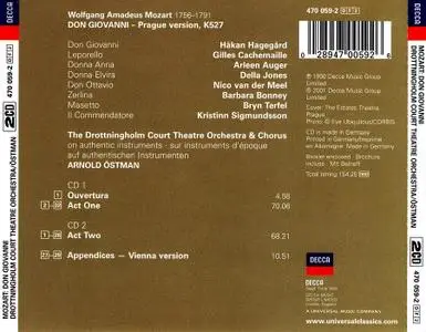 Arnold Ostman, The Drottningholm Court Theatre Orchestra and Chorus - Mozart: Don Giovanni (2001)