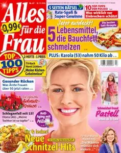 Alles für die Frau – 18. November 2016