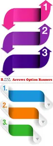 Vectors - Arrows Option Banners