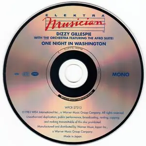 Dizzy Gillespie - One Night In Washington (1955) {2013 Japan Jazz Best Collection 1000 Series 24bit Remaster WPCR-27313}