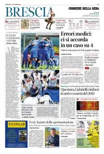 Corriere della Sera Brescia – 28 ottobre 2018