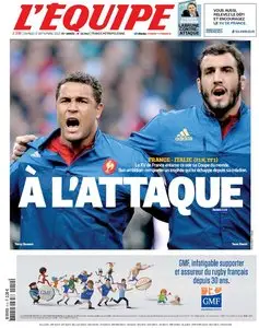 L'Equipe du Samedi 19 Septembre 2015