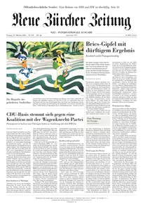 Neue Zurcher Zeitung International  - 25 Oktober 2024