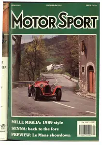 Motor Sport Magazine - June 1989