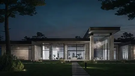 Modern Exterior Arch Viz With 3Ds Max, V-Ray & Vantage