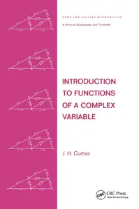 Introduction to Functions of a Complex Variable
