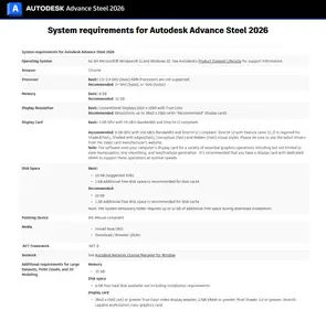 Autodesk Advance Steel 2026.0.2