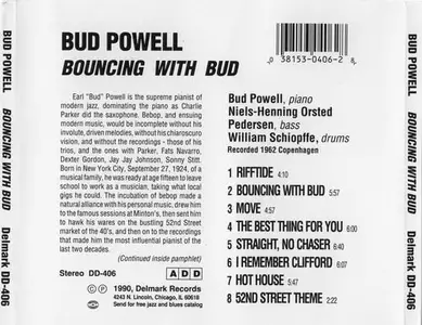 Bud Powell - Bouncing With Bud (1990) CD Rip