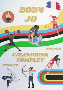 Quentin Gaudin, "JO 2024 - Le calendrier complet"