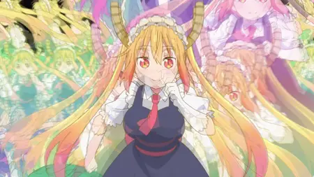 Kobayashi-san Chi no Maid Dragon - 13 END (BD 1920x1080 x 264 FLACx3 mkv" yEnc