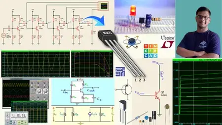 Analog Electronics Design & Simulate Bjt Circuits On Proteus