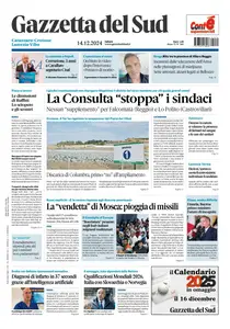 Gazzetta del Sud Catanzaro - 14 Dicembre 2024