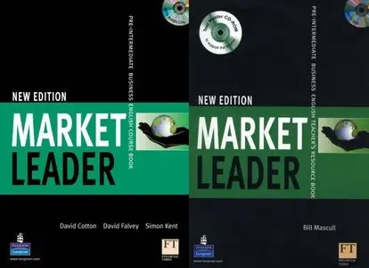 Market Leader: Pre-intermediate Coursebook, Teacher's Book and 3 CDs (2 packs) - Repost