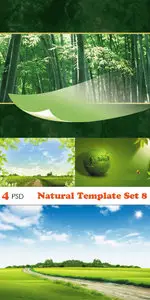 PSD - Natural Template Set 8