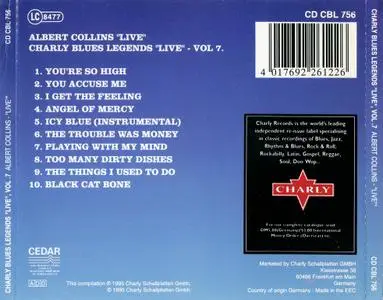 Albert Collins - Charly Blues Legends "Live", Vol. 7 (1995)