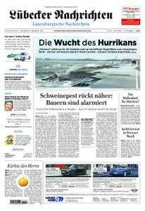 Lübecker Nachrichten Lauenburg - 15. September 2018