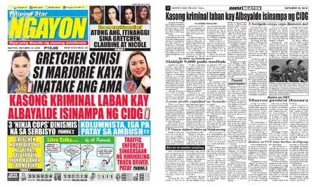 Pilipino Star Ngayon – Oktubre 22, 2019