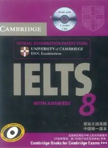 Cambridge IELTS Test Set 8 (with 2CD) 