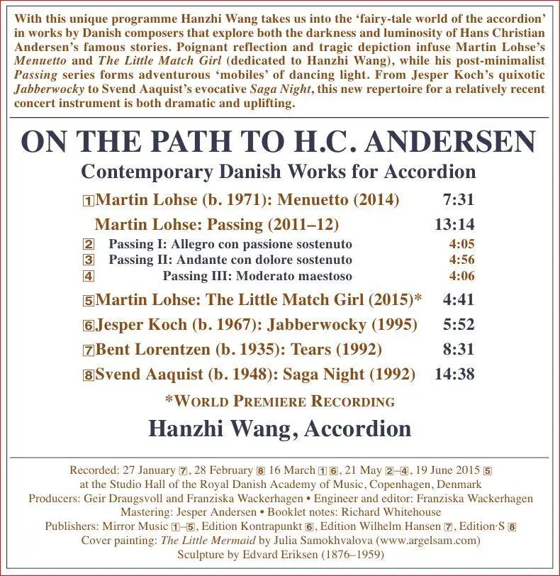 Hanzhi Wang - On the Path to H.C. Andersen (2018)