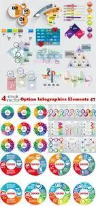 Vectors - Option Infographics Elements 47