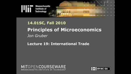 Principles of Microeconomics MIT 14.01SC